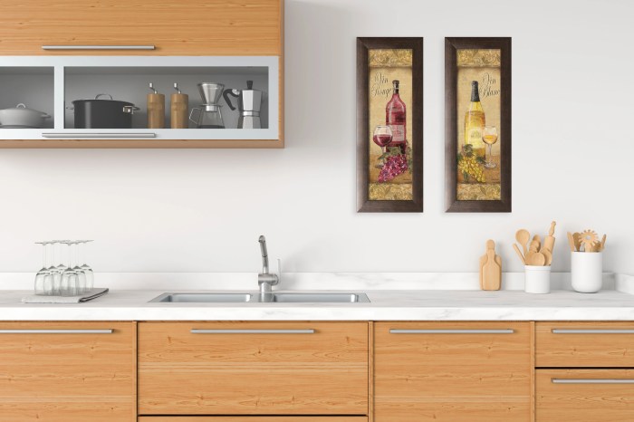 Kitchen decor wall art