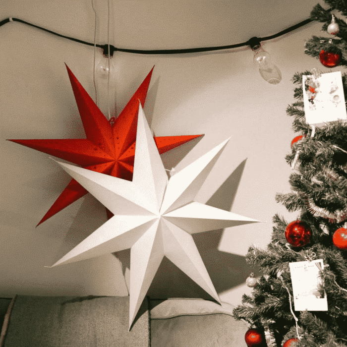 Diy christmas tree star