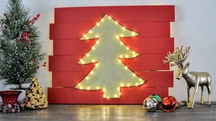 Diy christmas wall decorations