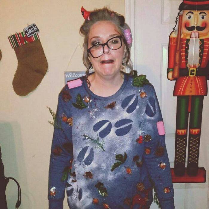 Ugly sweater christmas ideas diy sweaters make own tacky stuck couples creative chimney attractive party holiday yourself do santa homemade