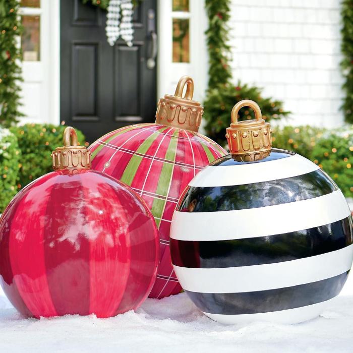 Diy giant outdoor christmas balls