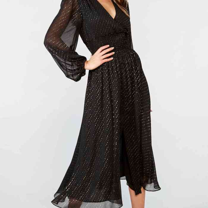 Winter wedding guest dress long sleeve