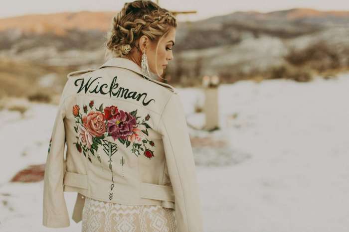 Wedding dress winter jacket